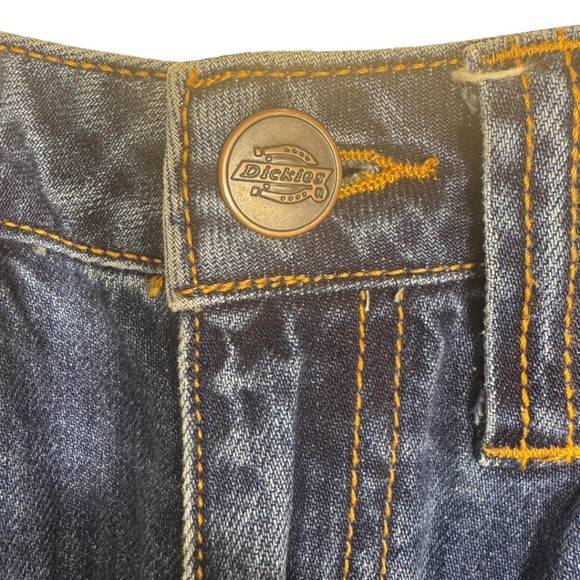 Dickies Girl 5/27 Blue Straight Leg Denim Jeans - Picture 4 of 14